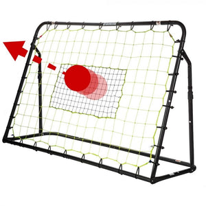 Adjustable Soccer Rebounder With Stakes - Heavy Duty Steel - 6' X 4' - AtlanticCoastSports