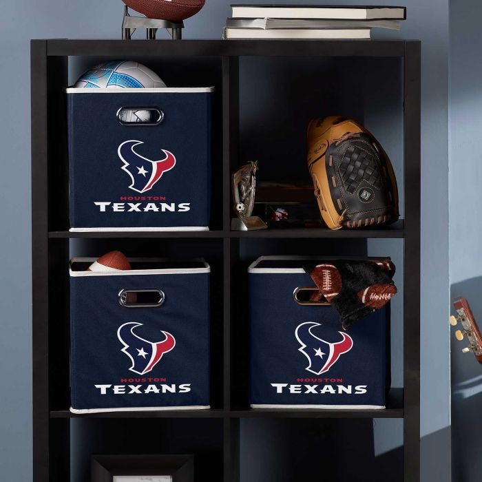 Houston Texans NFL® Collapsible Storage Bins - AtlanticCoastSports