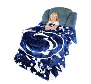 NCAA Penn State Nittany Lions Huge Raschel Throw Blanket - AtlanticCoastSports