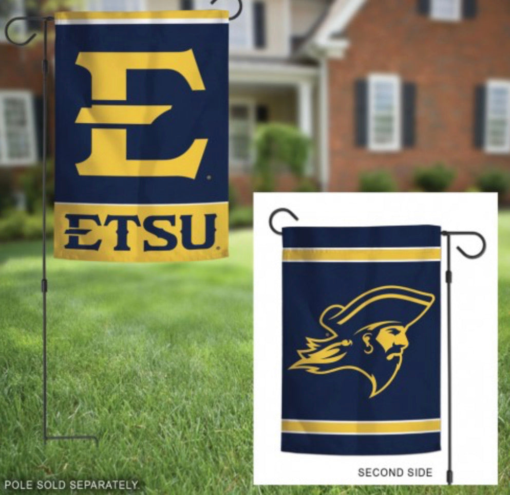 East Tennessee State 2 Sided Garden Flag 12.5" X 18" - AtlanticCoastSports