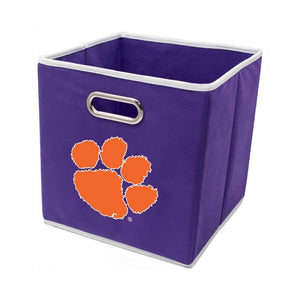 Clemson Tigers Collapsible Storage Bins - AtlanticCoastSports