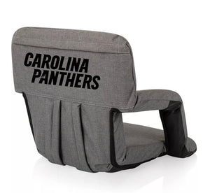 Carolina Panthers Ventura Portable Reclining Stadium Seat - AtlanticCoastSports
