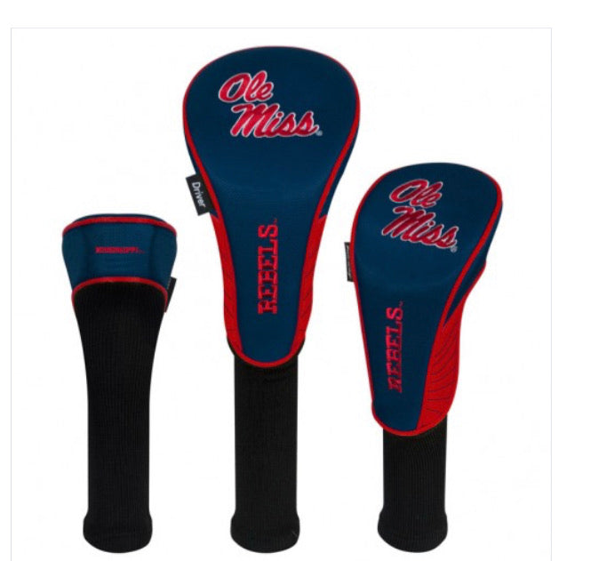 Ole Miss 3 Set Golf Headcover - AtlanticCoastSports