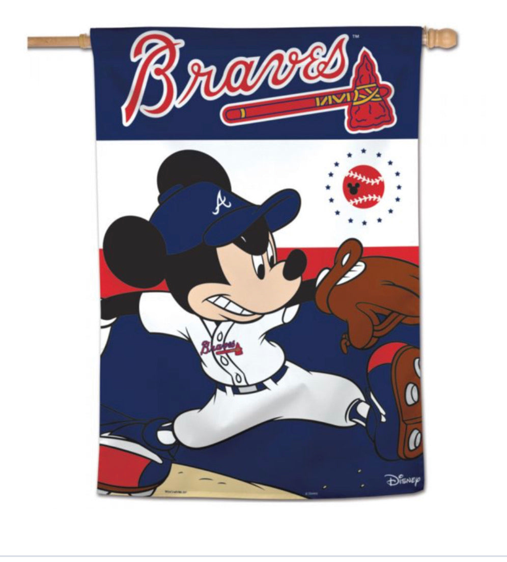 Atlanta Braves Vertical Flag 28” X 40” - AtlanticCoastSports