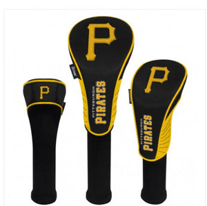 Pittsburgh Pirates Golf HeadCovers Set of 3 - AtlanticCoastSports