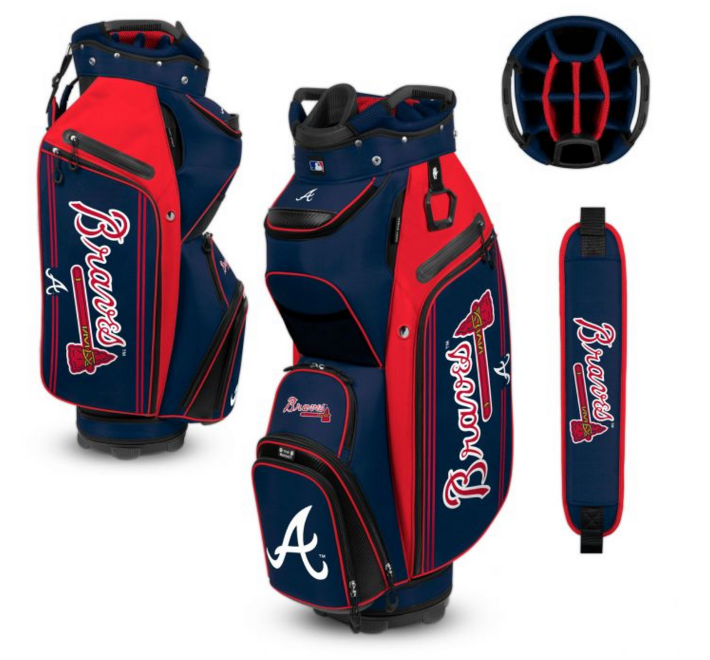 Atlanta Braves Cooler Cart Bag 3 Free Shipping - AtlanticCoastSports