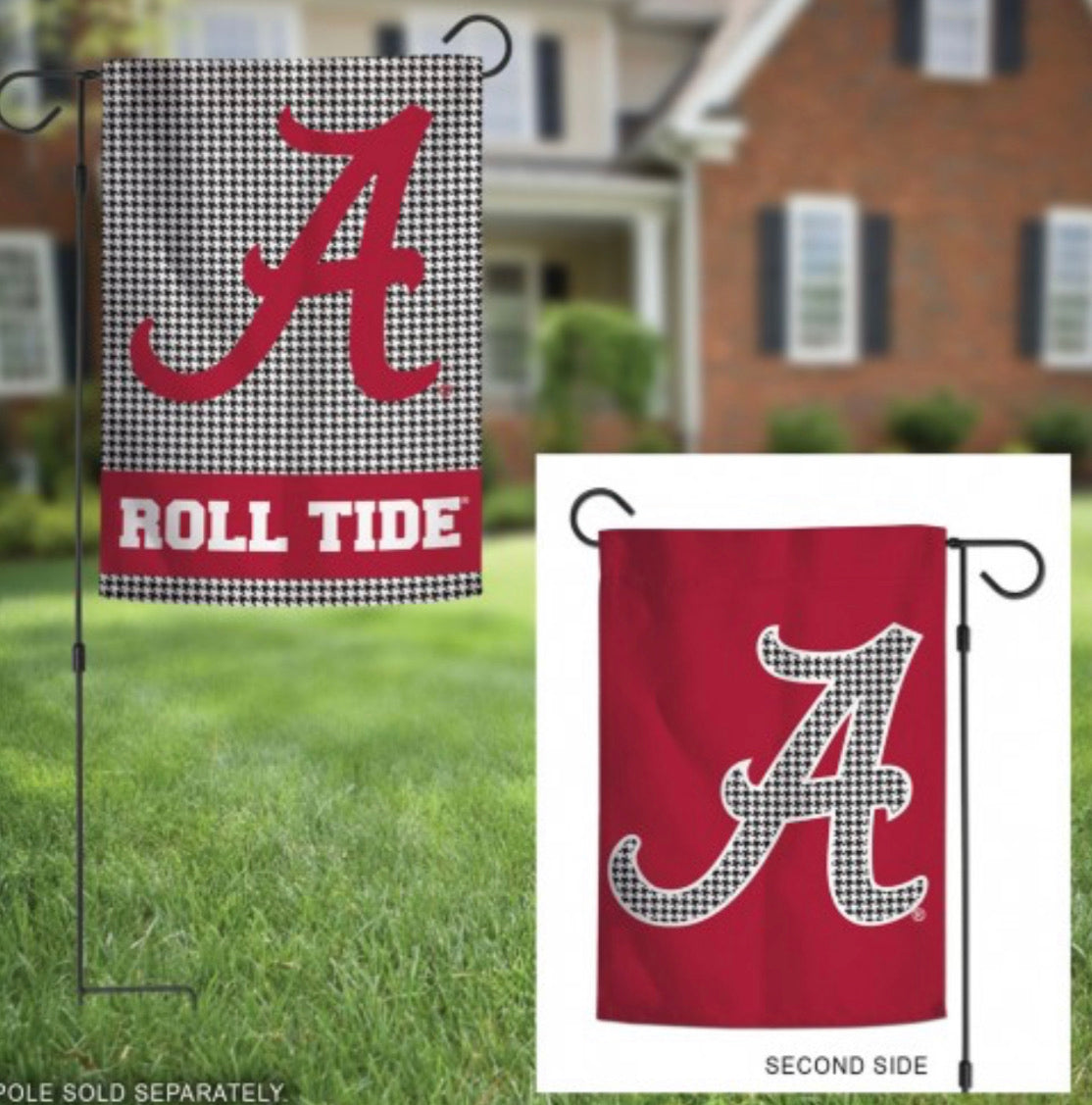 Alabama Roll Tide 2 Sided Garden Flag 12.5" X 18" - AtlanticCoastSports