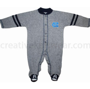 North Carolina Tar Heels Sports Shoe Footed Romper - AtlanticCoastSports