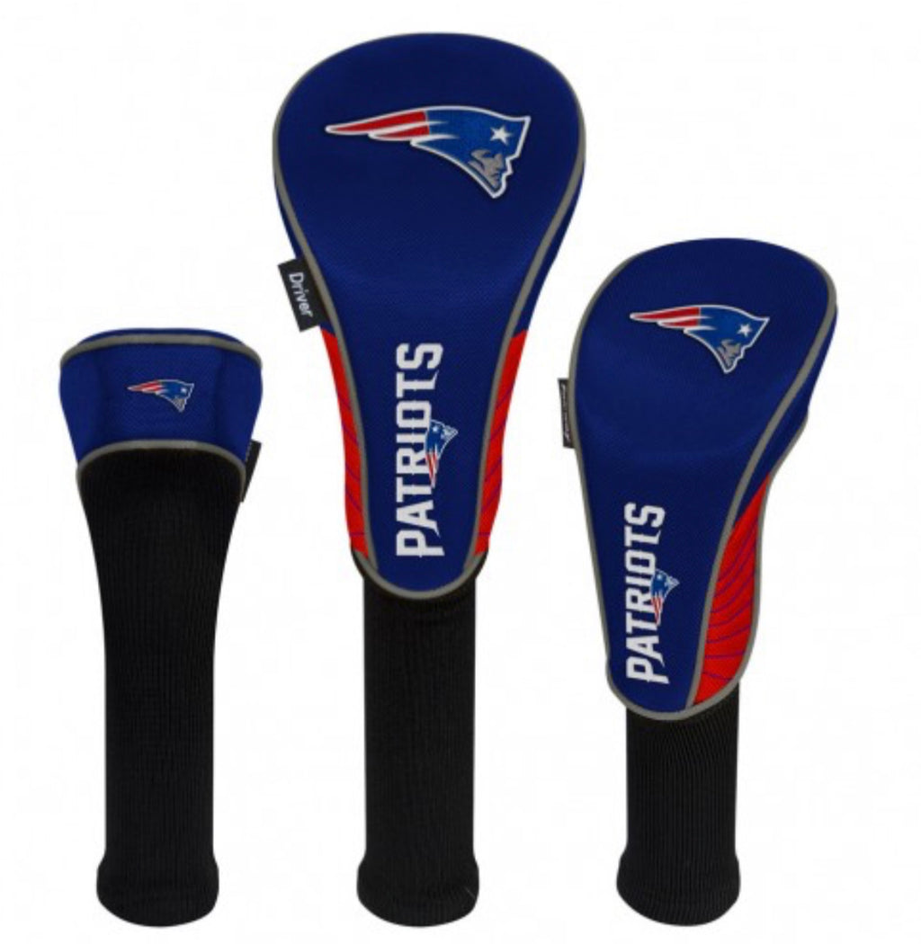 New England Patriots Set of 3 Headcovers - AtlanticCoastSports