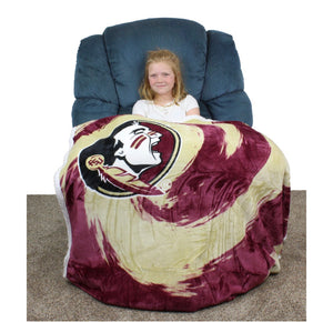 NCAA Florida State Seminoles Sherpa Throw Blanket - AtlanticCoastSports