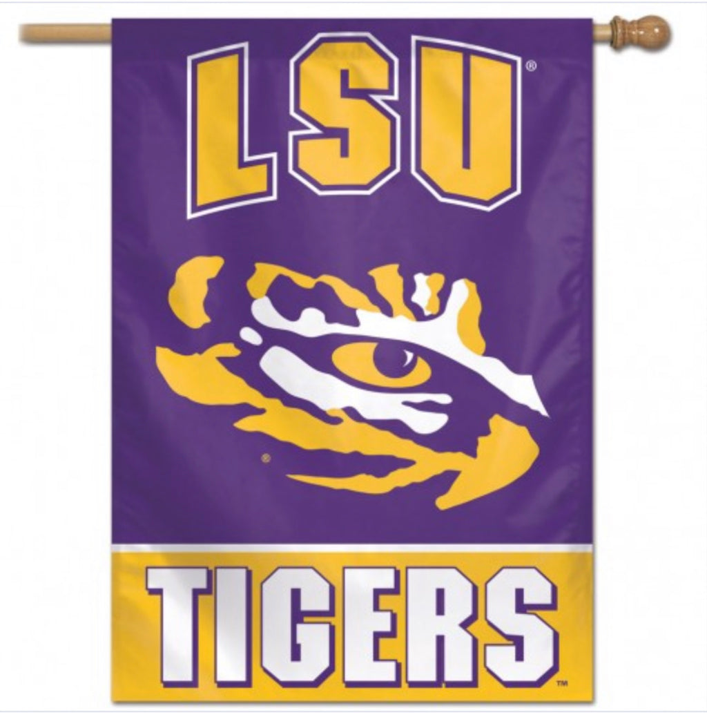 LOUISIANA STATE UNIVERSITY VERTICAL FLAG 28" X 40" - AtlanticCoastSports