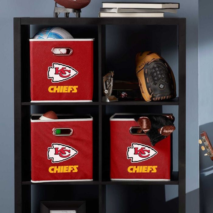 Kansas City Chefs NFL® Collapsible Storage Bins - AtlanticCoastSports