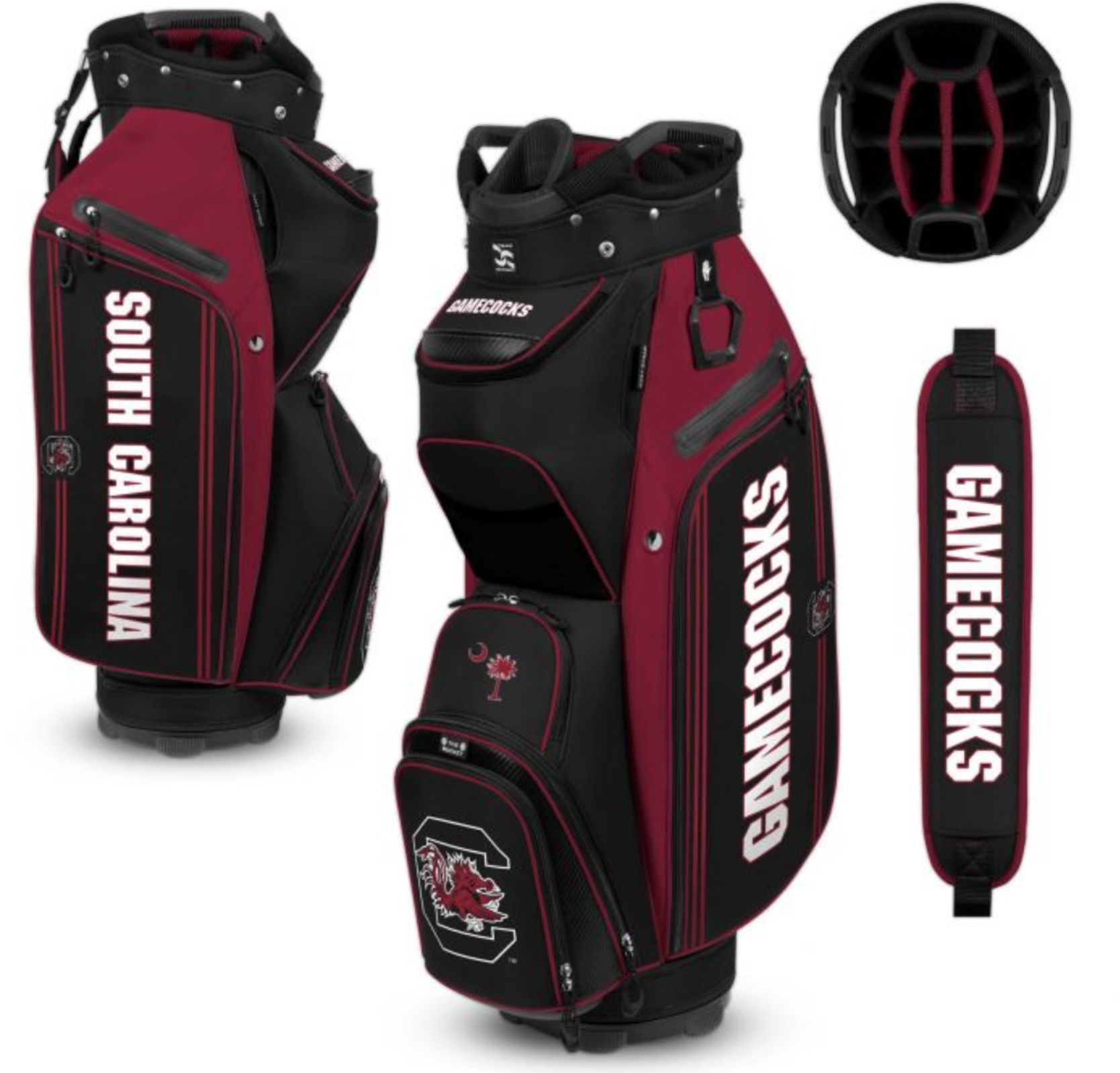 South Carolina GameCocks 3 Cooler Cart Bag Free Shipping - AtlanticCoastSports