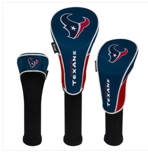 Houston Texans Set of 3 Headcovers - AtlanticCoastSports