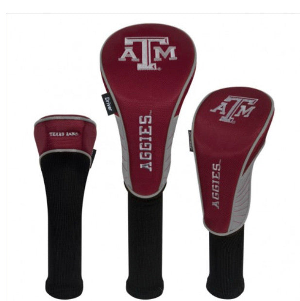 Texas A&M University 3 Set Golf Headcover - AtlanticCoastSports