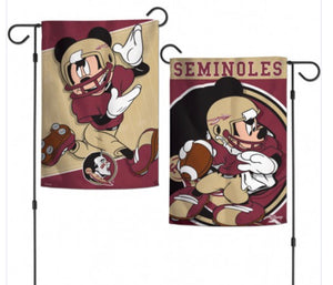 Florida State University 2 Sided Garden Flag  12.5" X 18" - AtlanticCoastSports