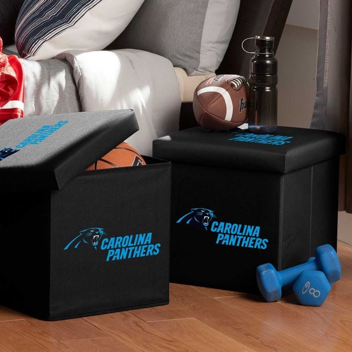 Carolina Panthers  NFL® Storage Ottoman - AtlanticCoastSports