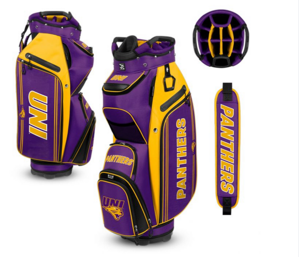 Northern Iowa Panthers Cooler Cart golf Bag 3 Free Shipping - AtlanticCoastSports