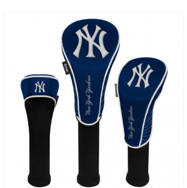 New York Yankees 3 Set Golf Headcovers - AtlanticCoastSports