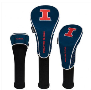 Illinois Fighting Illini 3 Set Golf Headcover - AtlanticCoastSports