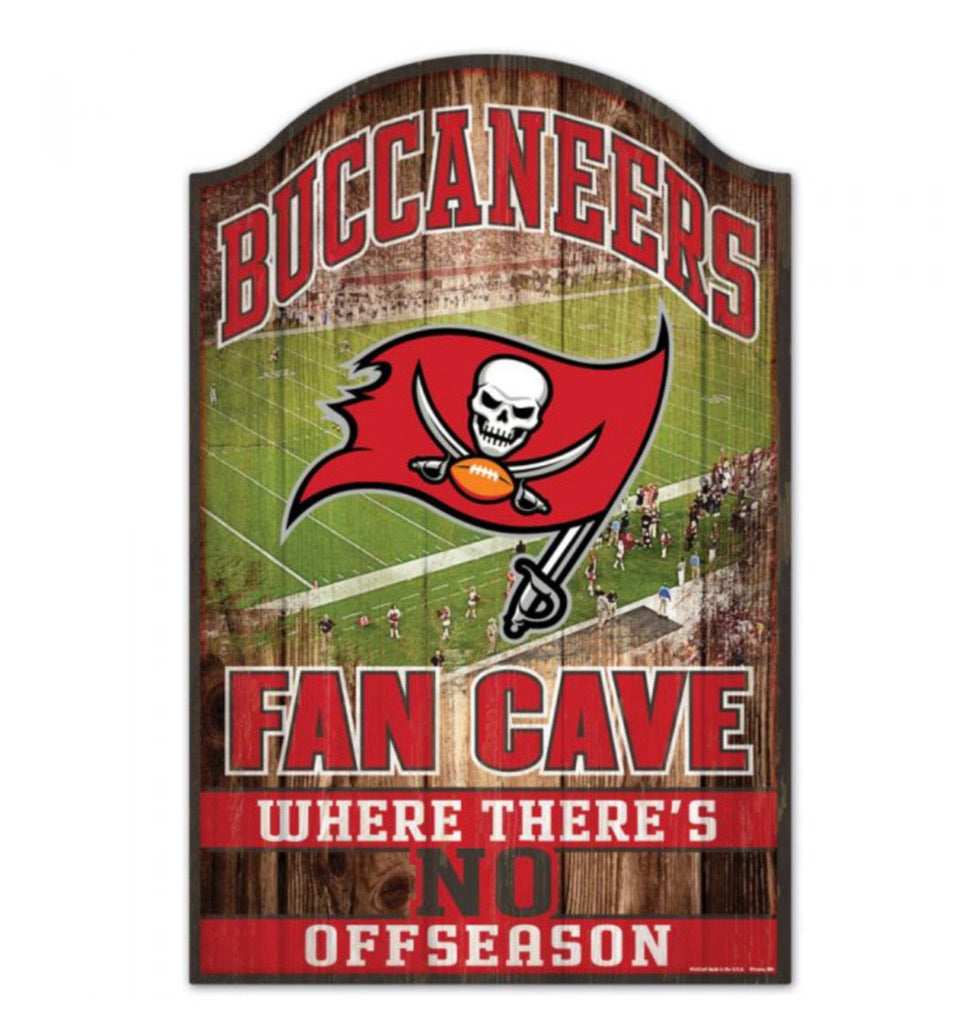 Tampa Bay Buccaneers Wood Sign 11 x 17 - AtlanticCoastSports