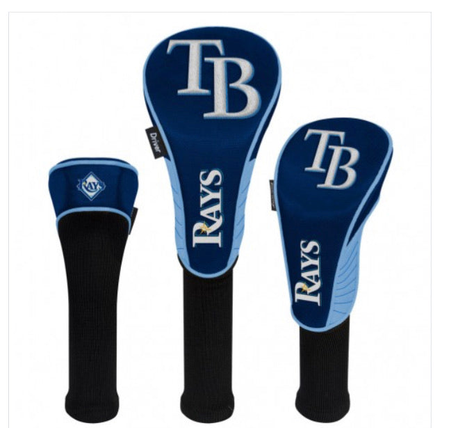 Tampa Bay Rays 3 Set Golf Headcovers - AtlanticCoastSports