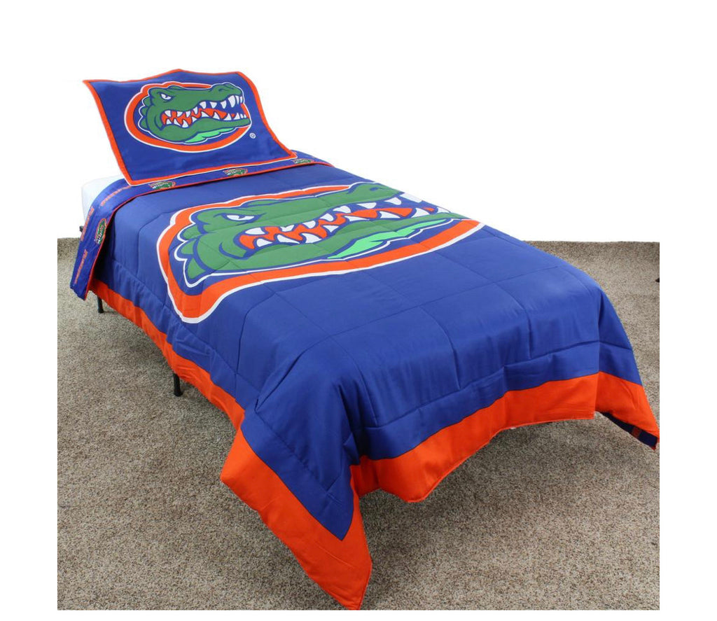 Florida Gators Reversible Cotton Comforter Set - AtlanticCoastSports
