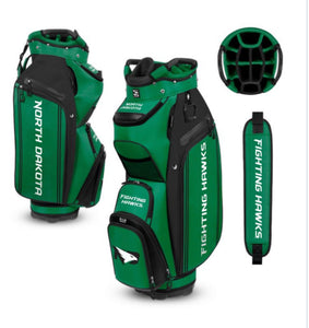 North Dakota University Hawks Golf Bag - The Bucket Cart Bag lll - AtlanticCoastSports