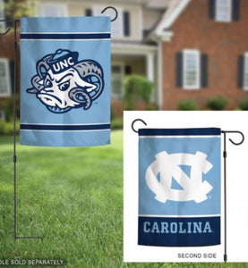 North Carolina Tar Heels Garden Flags 2 Sided 12.5" X 18" - AtlanticCoastSports