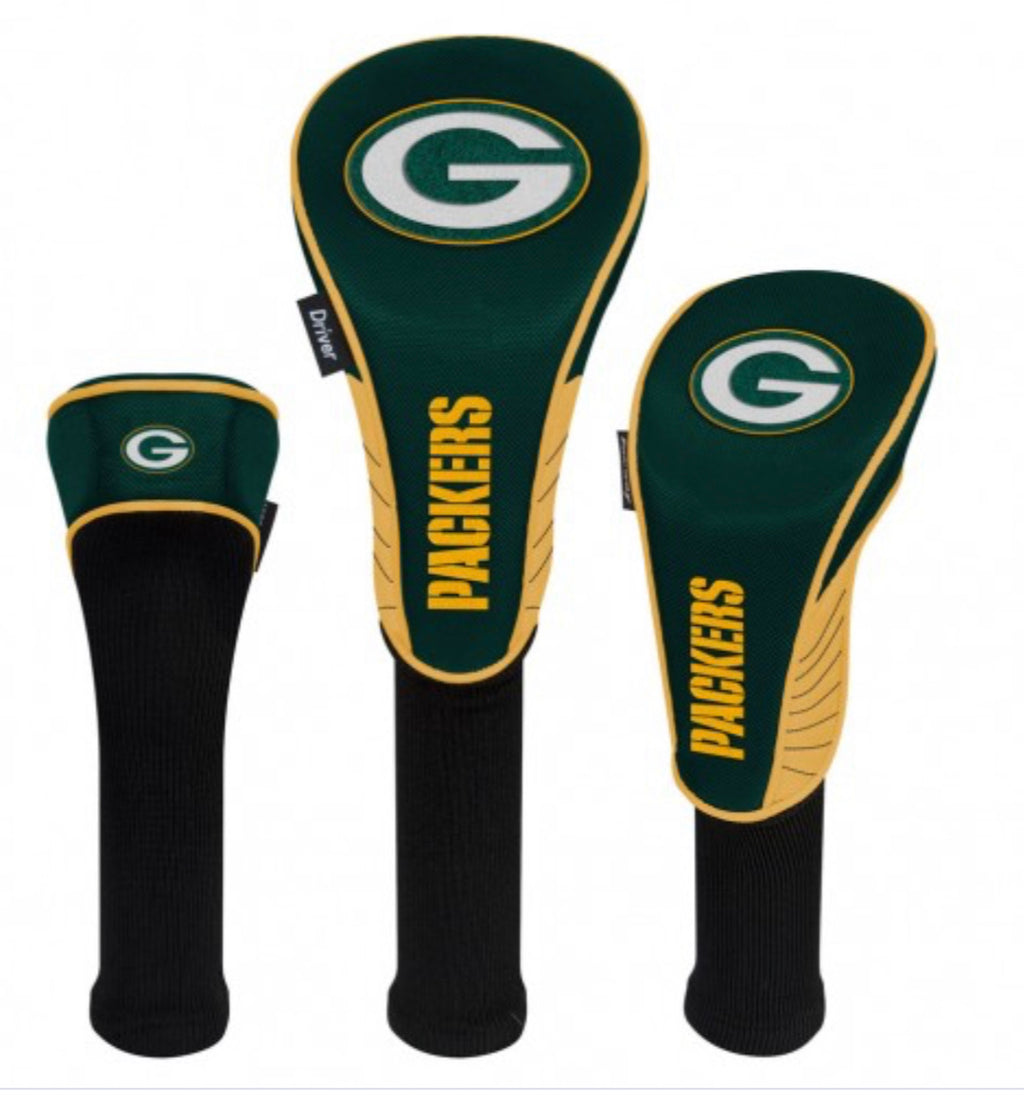 Green Bay Packers Set of 3 Headcovers - AtlanticCoastSports