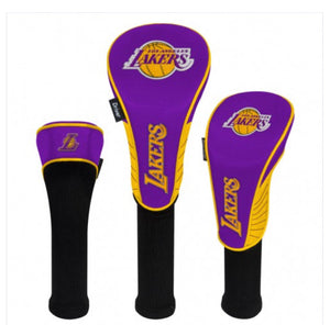 Los Angeles Lakers Set of 3 Golf Head Covers - AtlanticCoastSports