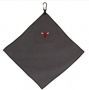 Chicago Bulls Microfiber Golf Towel 15" X 15" - AtlanticCoastSports