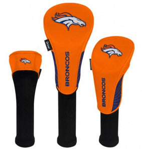 Denver Broncos Set of 3 Headcovers - AtlanticCoastSports