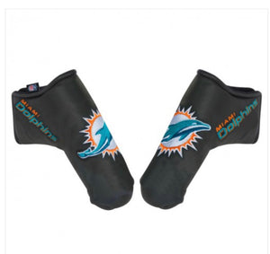 Miami Dolphins Golf Putter Blade Head Covers - AtlanticCoastSports