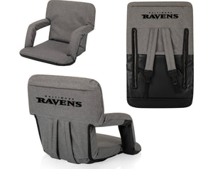 Baltimore Ravens Ventura Portable Reclining Stadium Seat - AtlanticCoastSports