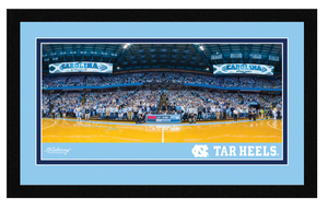North Carolina Tar Heels Basketball Framed Panoramic Picture - Dean Smith Center - AtlanticCoastSports