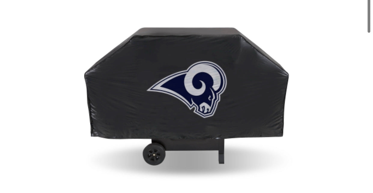 Rams Economy Grill Cover (Black) - AtlanticCoastSports