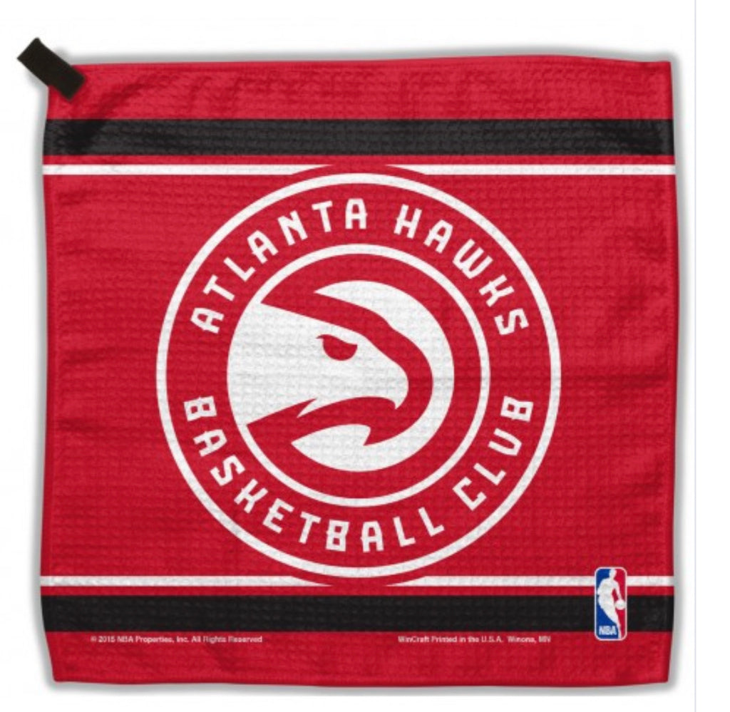 Atlanta Hawks Waffle Towel 13"X13" - AtlanticCoastSports