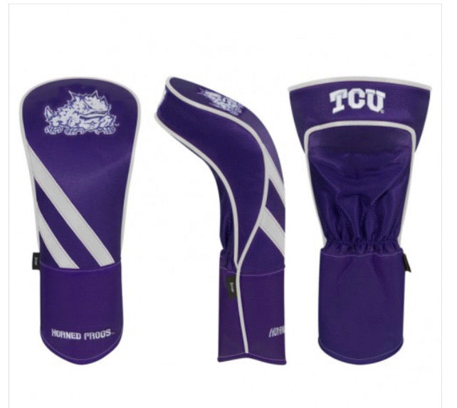 Texas Christian Horned Frogs Golf Driver Cover - AtlanticCoastSports