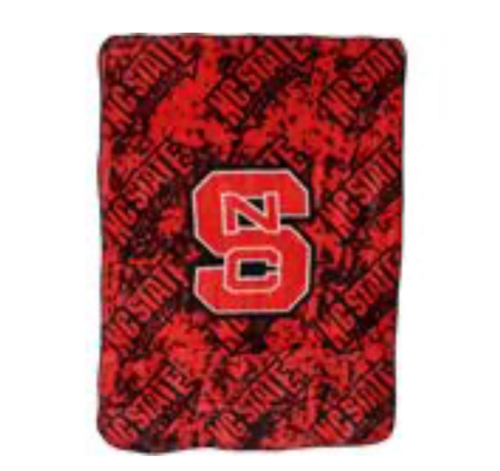 NCAA NC State Wolfpack Huge Raschel Throw Blanket - AtlanticCoastSports