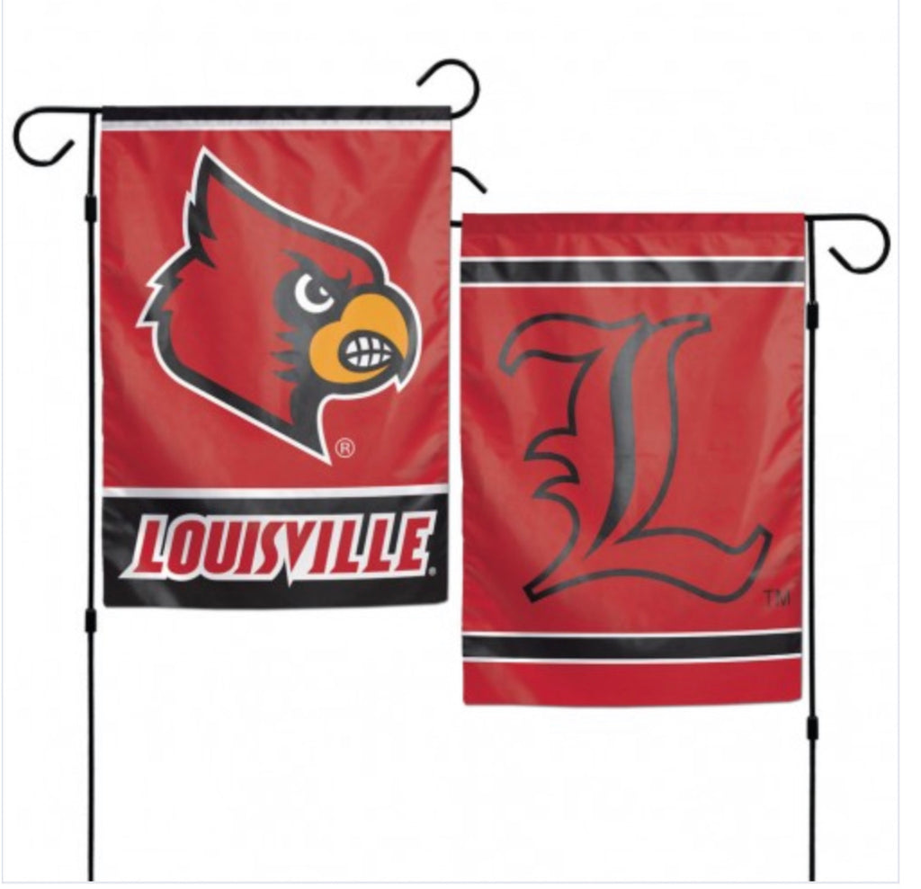 Louisville Garden Flag 2 Sided 12.5" X 18" - AtlanticCoastSports