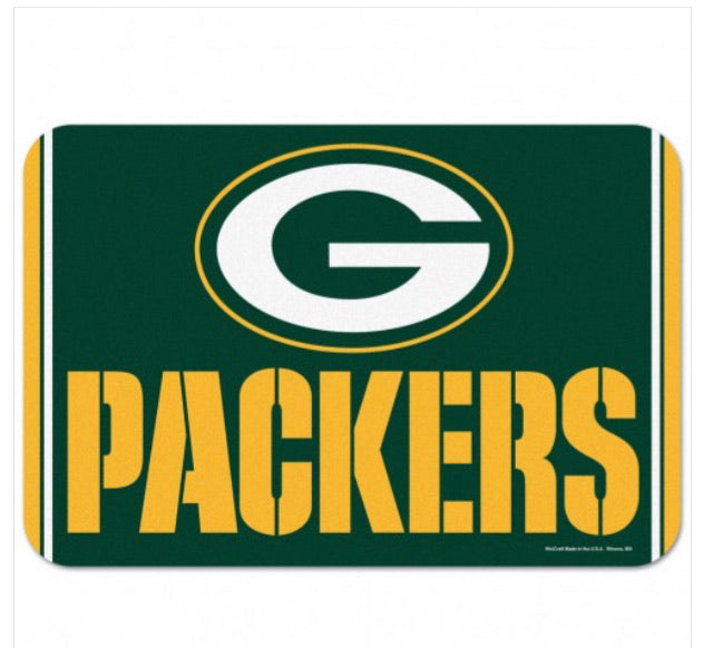 Green Bay Packers Door Mat 20" X 30" - AtlanticCoastSports