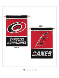Carolina Hurricanes Vertical Flag  2 Sided  28" X 40" - AtlanticCoastSports