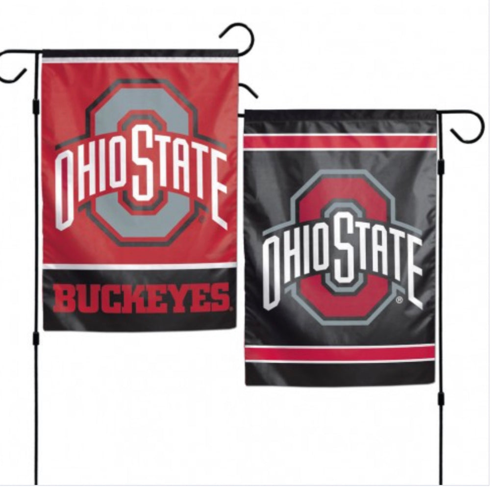 Ohio State Buckeyes Garden Flag 2 Sided 12.5" X 18" - AtlanticCoastSports