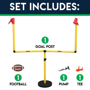 Franklin Youth Football Goal Post, Ball and Tee - AtlanticCoastSports