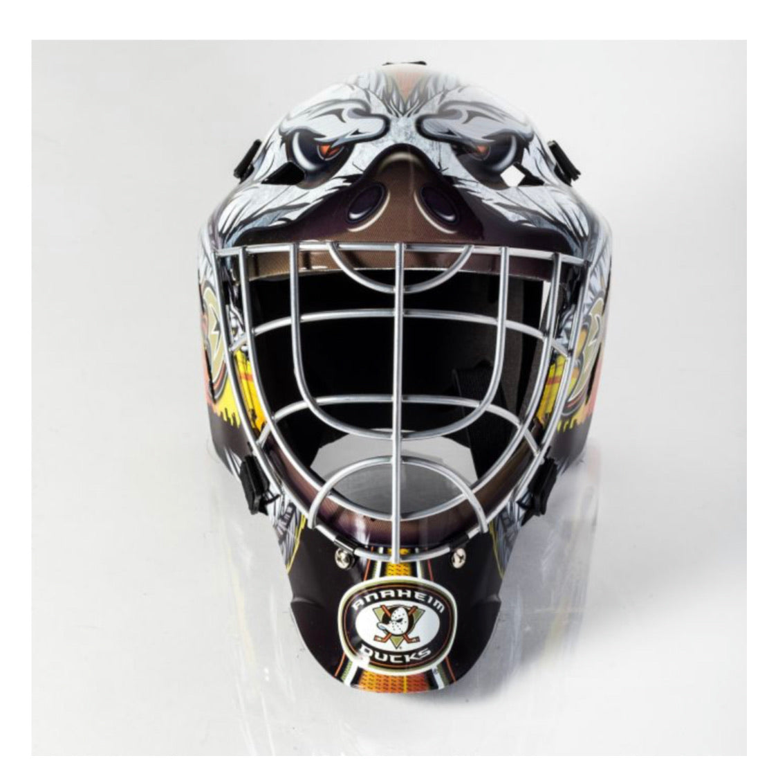 Anaheim Ducks Franklin GFM 1500: NHL® Team Goalie  Helmet - AtlanticCoastSports