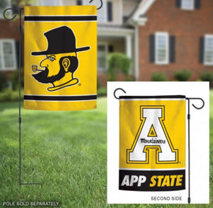 App State 2 Sided Garden Flag 12.5 X 18 - AtlanticCoastSports