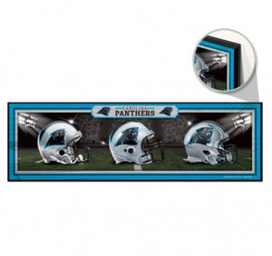 Carolina panthers wood sign 9" x 30" - AtlanticCoastSports