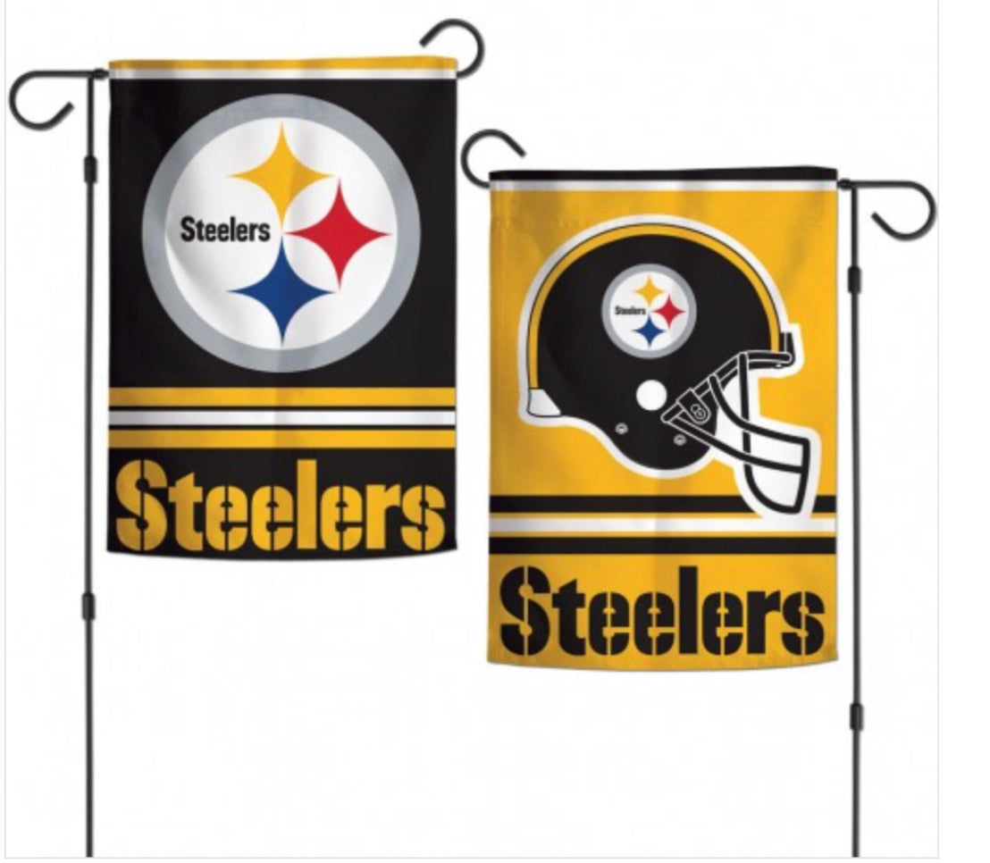 Pittsburgh Steelers2 SIded Garden Flag 12.5" X 18" - AtlanticCoastSports