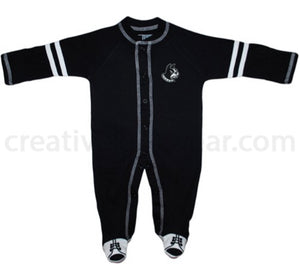 Wofford Terriers Sports Shoe Footed Romper - AtlanticCoastSports